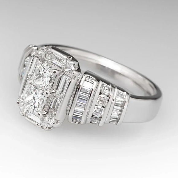 Purchase the High-Quality 925 Silver Engagement Rings  🔥Beautiful 925 Sterling Silver Plated Wedding/Engagement Ring for Women, K977